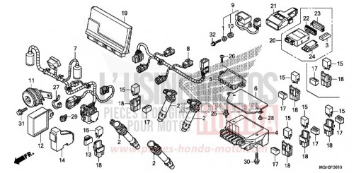 SUB HARNESS VFR1200XDC de 2012